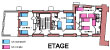 Plan du 1er étage